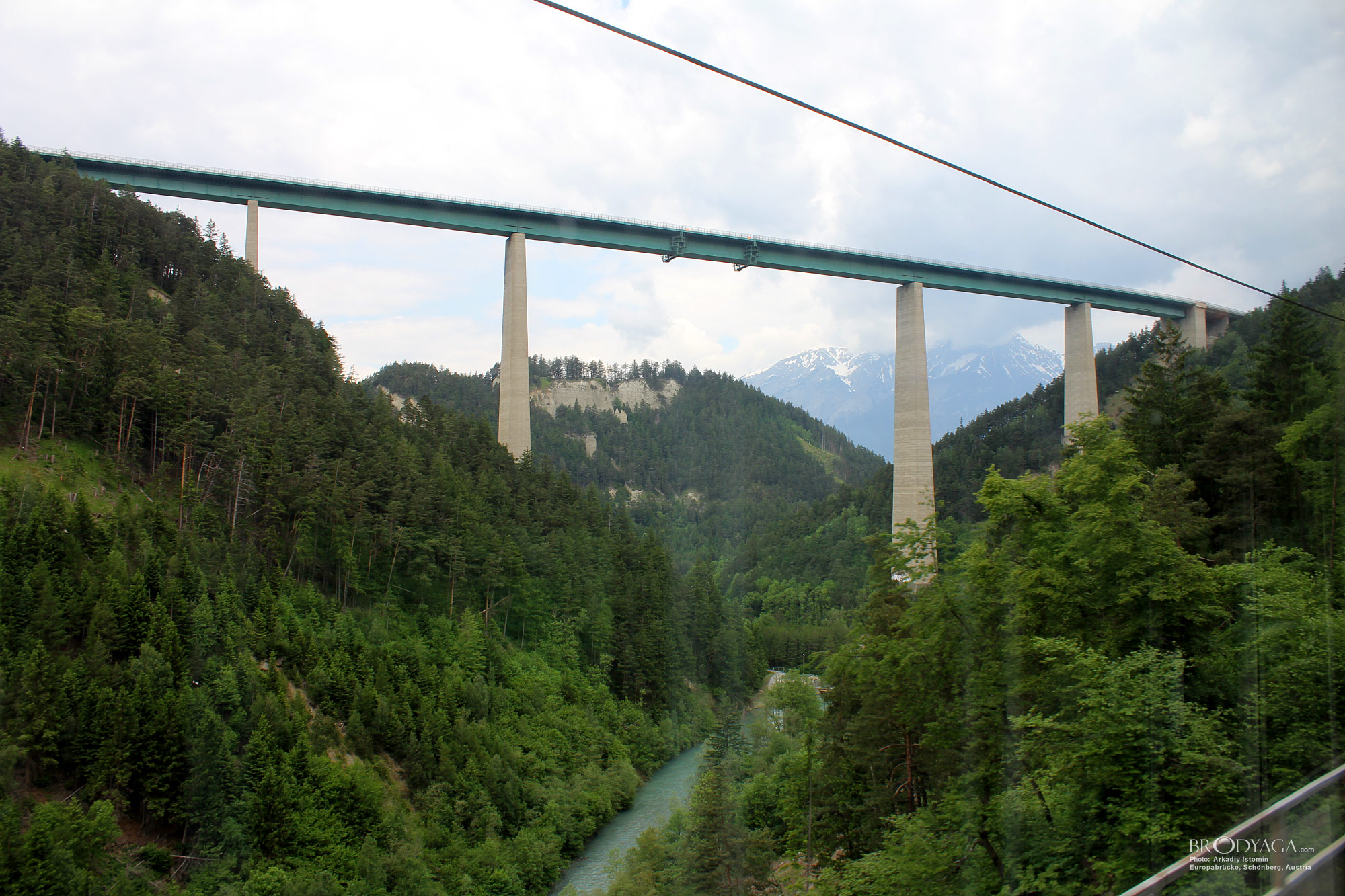 Europabrücke, Schönberg im Stubaital